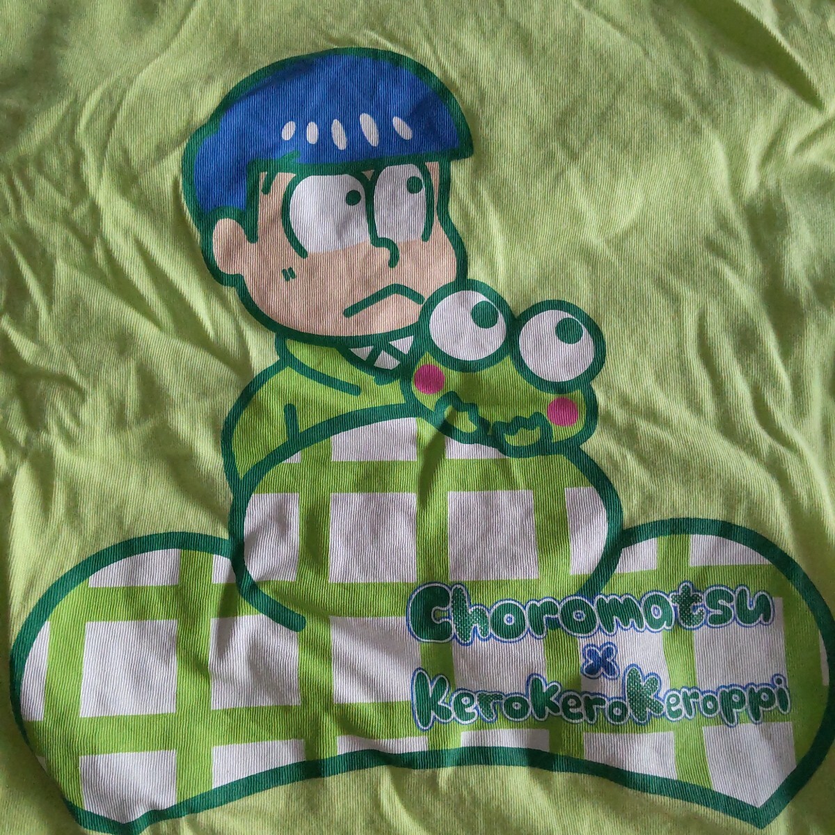 2410 Sanrio Mr. Osomatsu сотрудничество Mini размер футболка 2 листов todo сосна × мой mero Choro сосна × Kero Kero Keroppi б/у одежда