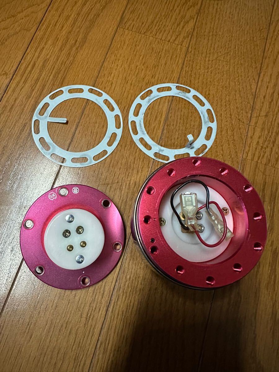 ワークスベル クイックリリース ステアリング ラフィックス2 WB 正規品 レッド