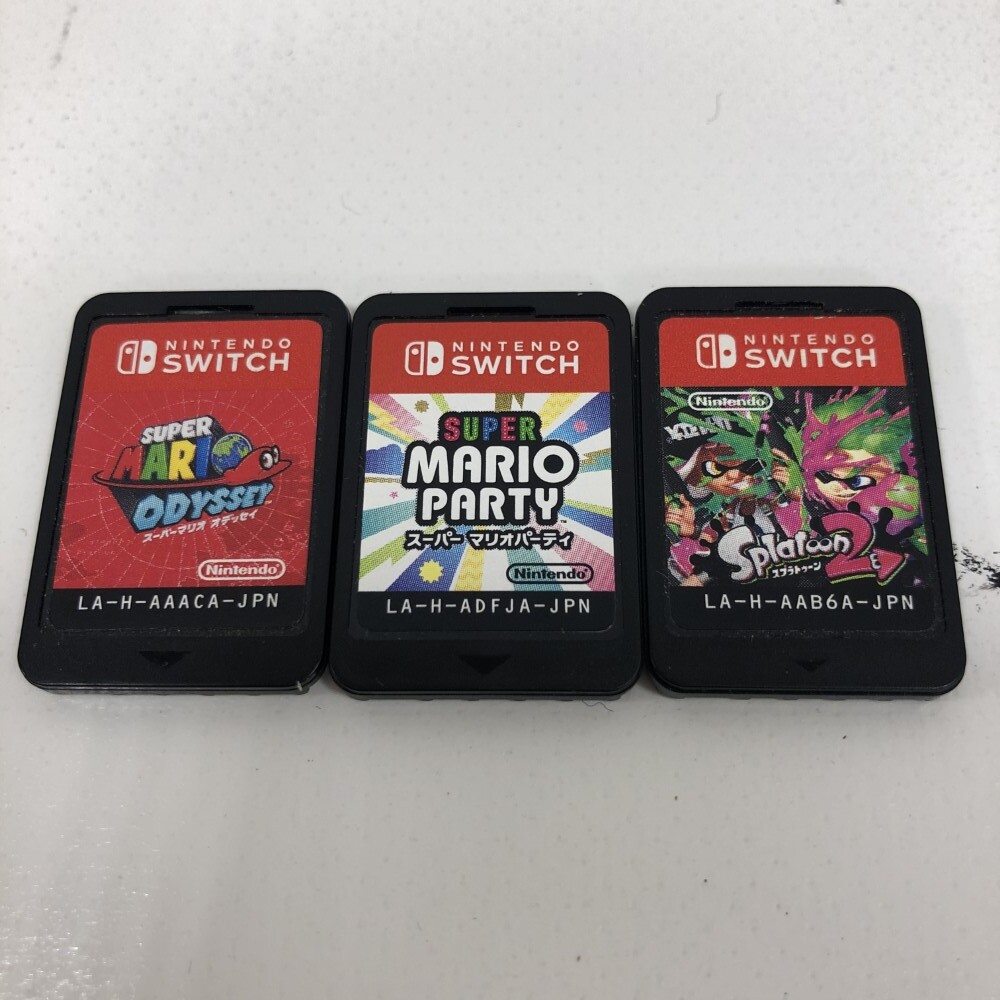 Switchソフト3点セットスマブラスプラトゥーン3 マリオオデッセイ
