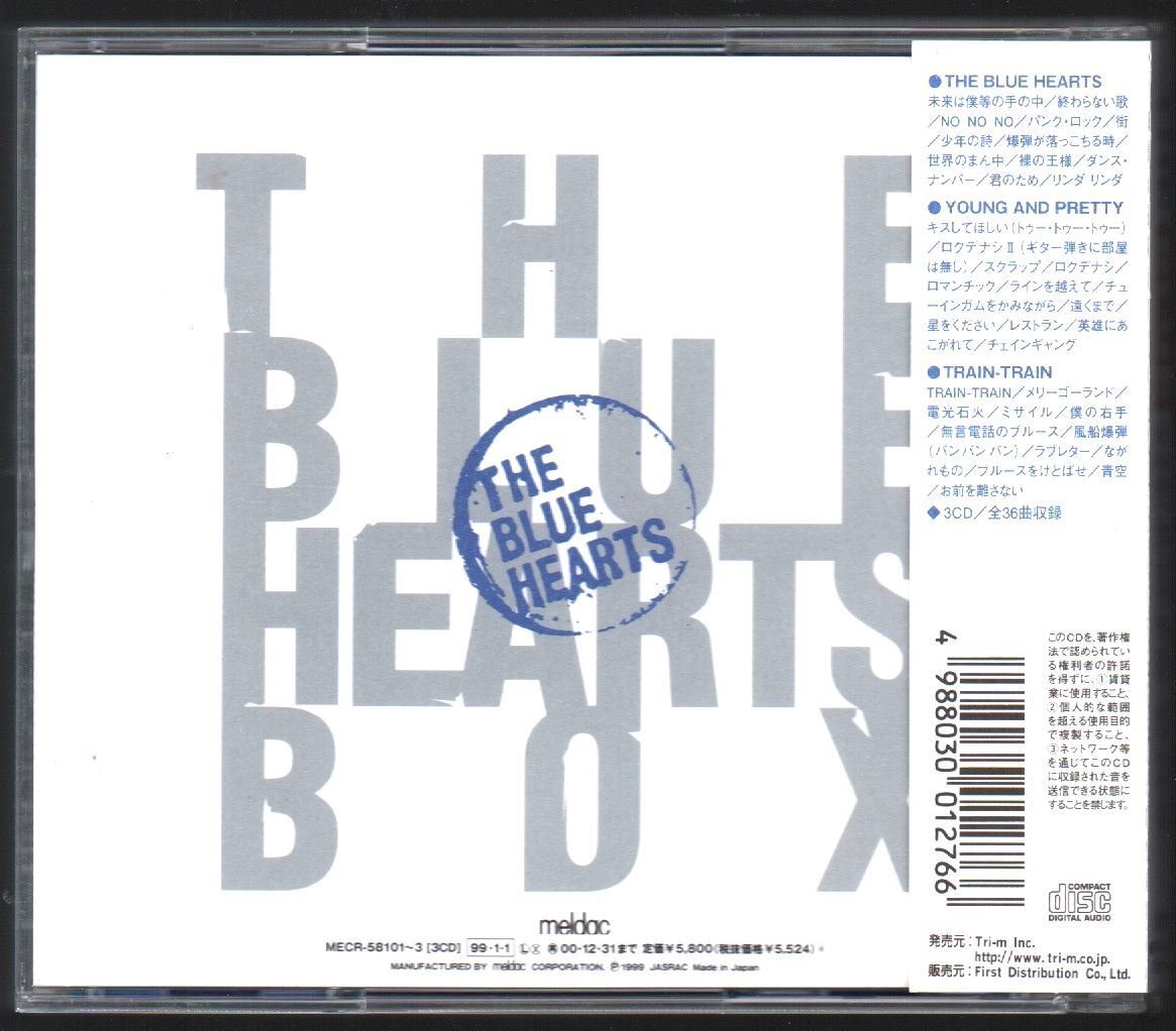THE BLUE HEARTS BOX ザ ブルーハーツ ボックス 通常盤 3CD 甲本 THE BLUE HEARTS BOX ザ ブルーハーツ ボックス 通常盤 3CD 甲本
