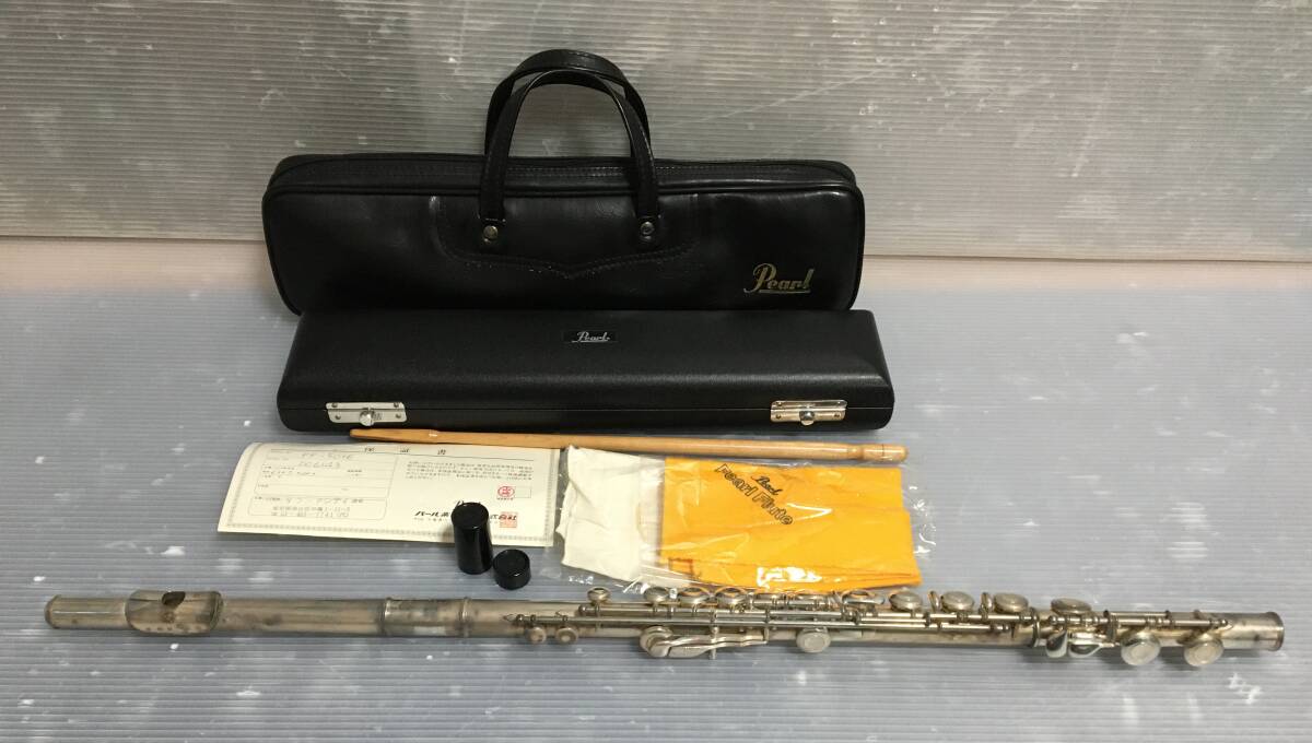□ B234 □ Pearl Flute パール楽器　フルート　PF-501 PF-501E　ケース入