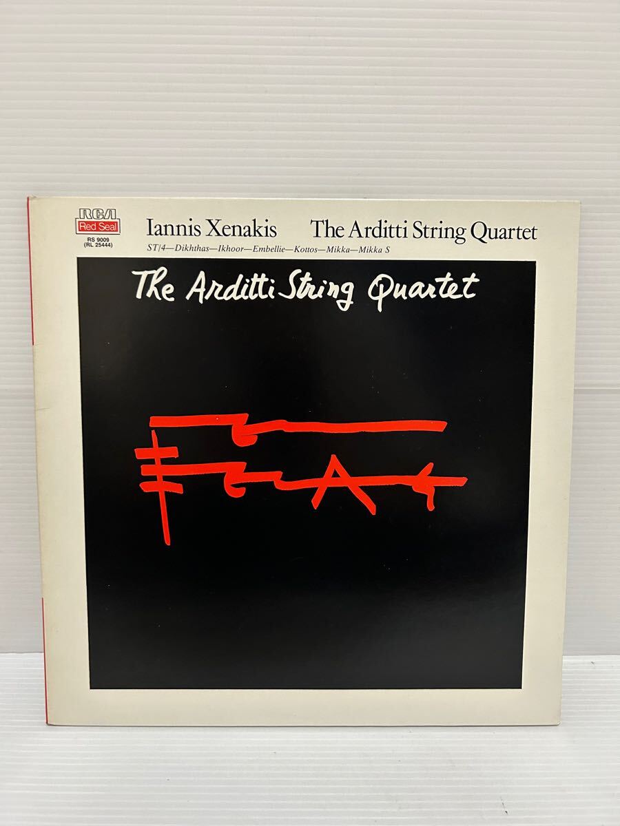 B102◇ LP レコード UK盤 Iannis Xenakis, The Arditti String Quartet - ST/4 - Dikhthas - Ikhoor - Embellie - Kottos - Mikka - Mikka