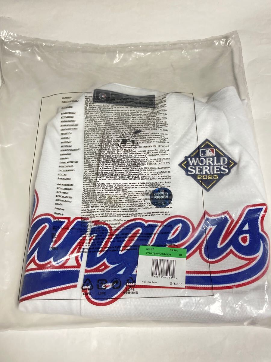 惑星最強の投手】XL新品テキサス・レンジャーズMLBジェイコブ 惑星最強の投手】XL新品テキサス・レンジャーズMLBジェイコブ