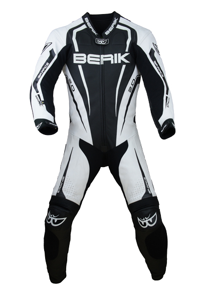 正規品 旧ロット BERIK ベリック 牛革 レーシングスーツ WHITE 58 サイズ 4XL相当 店頭展示品 美品 1～ 1円