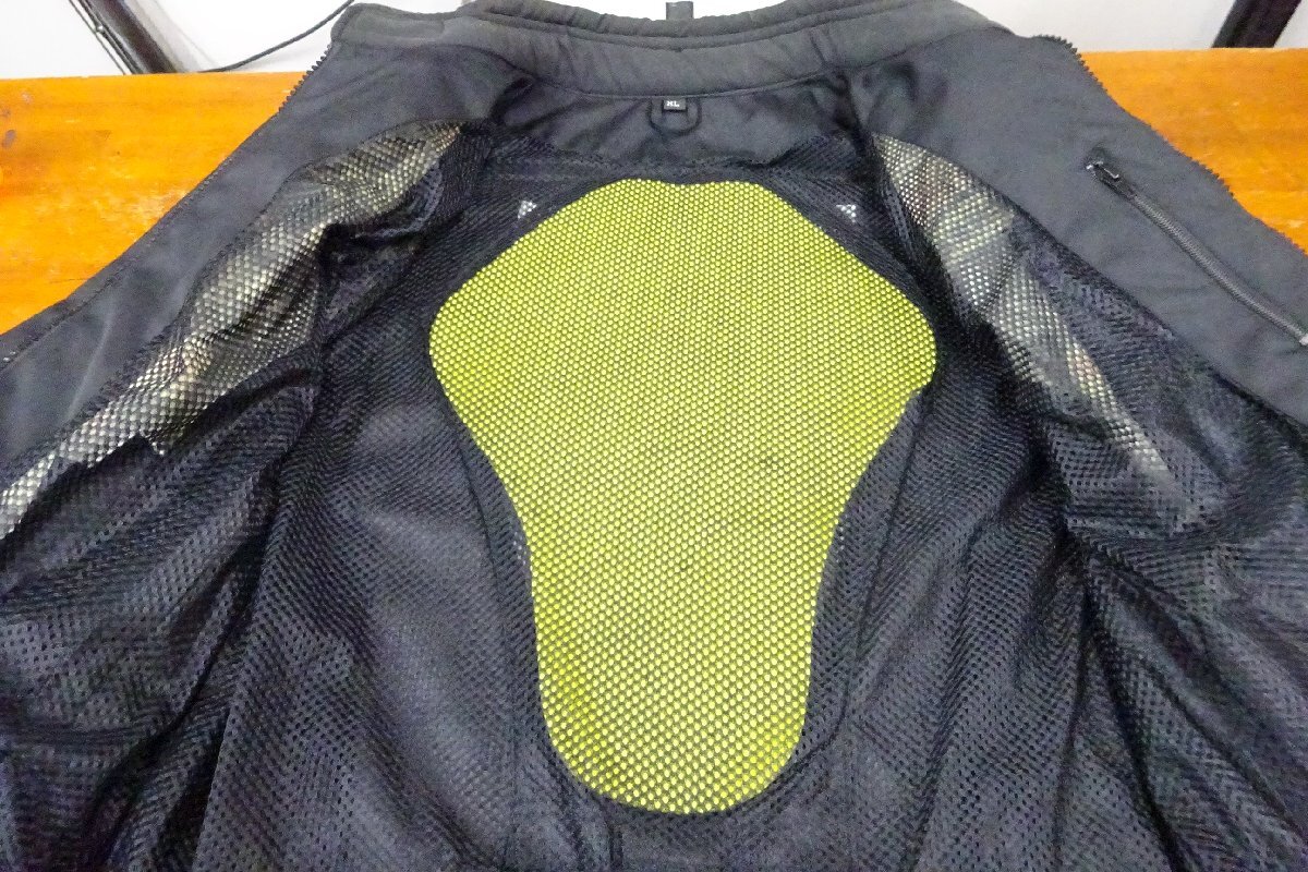 メーカー不明　春秋ジャケット　ブラック　プリント多數(shù)　サイズXL