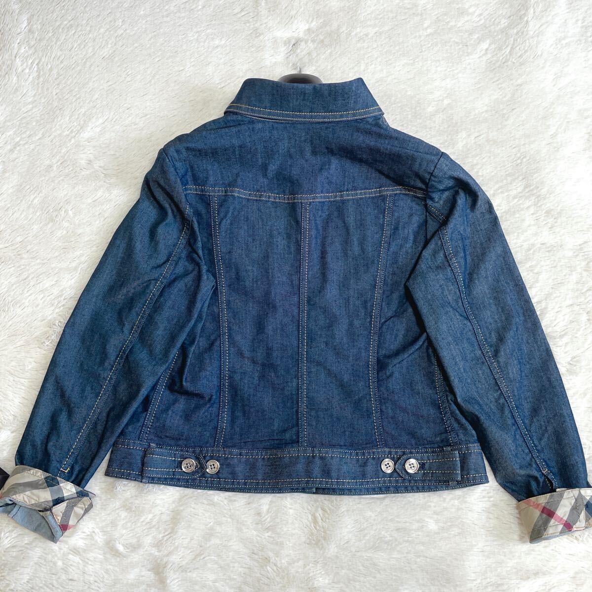 極美品 大きいサイズ BURBERRY タグ付き Gジャン デニム 極美品 大きいサイズ BURBERRY タグ付き Gジャン デニム