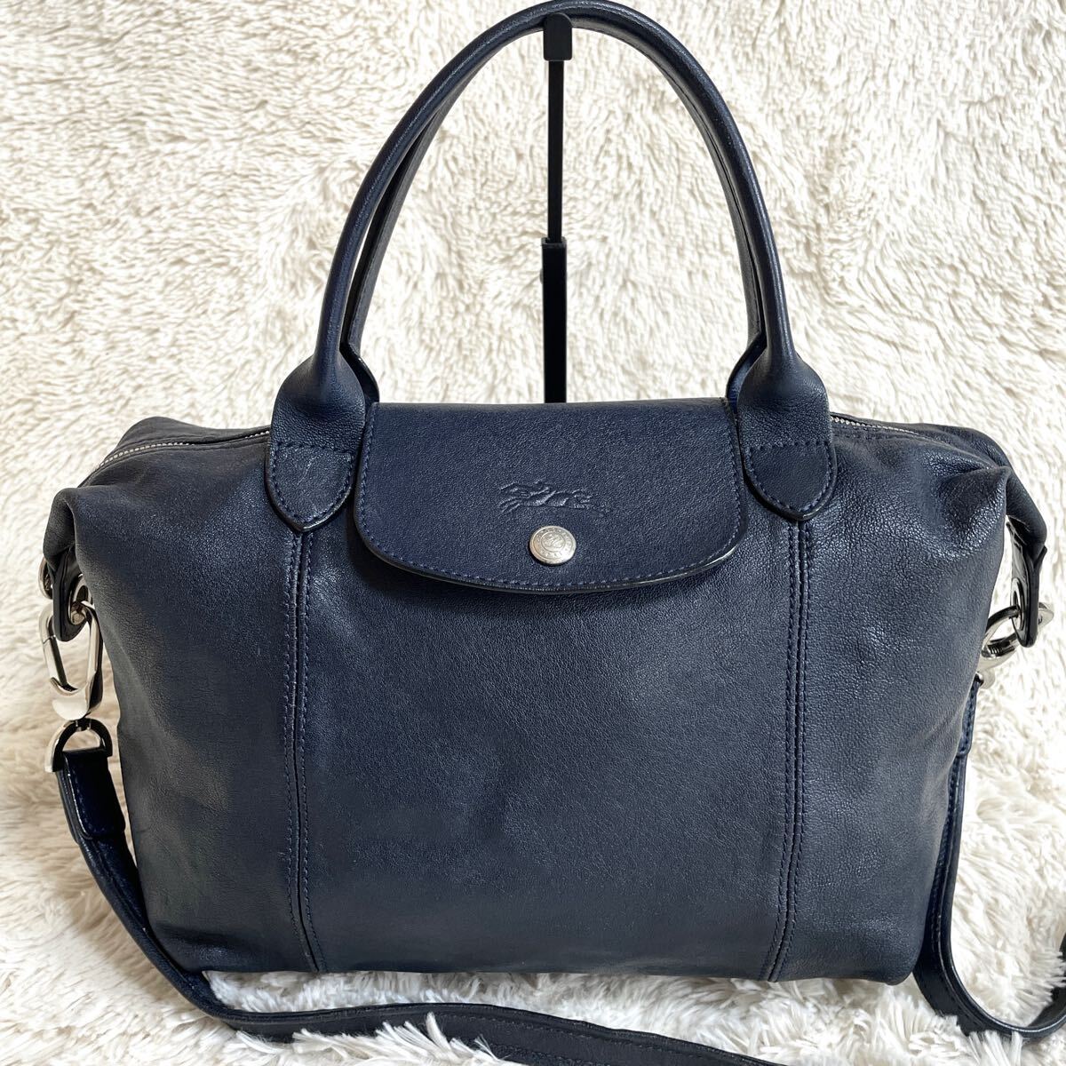 美品 ロンシャン プリアージュ オールレザー トートバッグ 美品 ロンシャン プリアージュ オールレザー トートバッグ