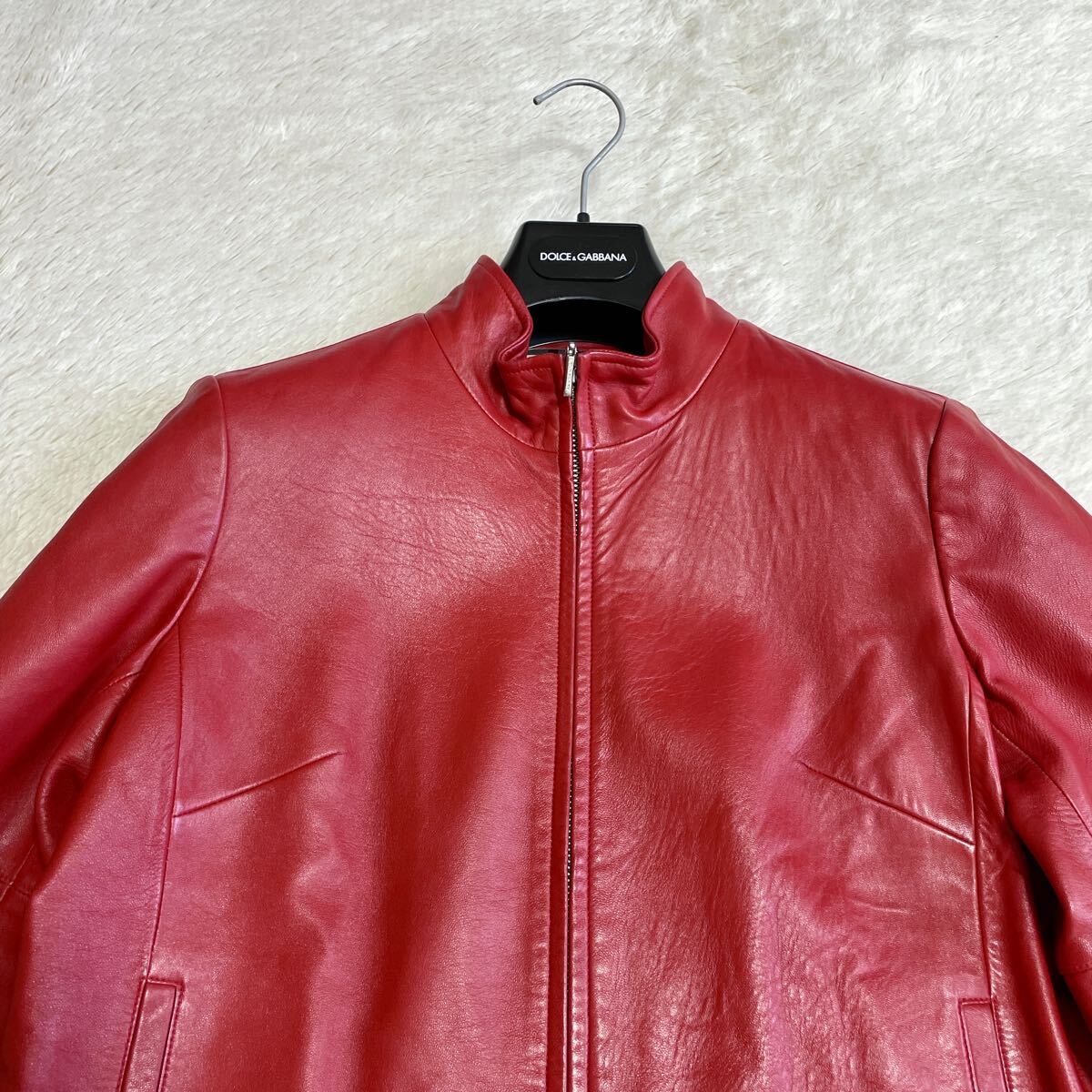 美品 希少 BURBERRY ノバチェック 赤 L レザージャケット 美品 希少 BURBERRY ノバチェック 赤 L レザージャケット