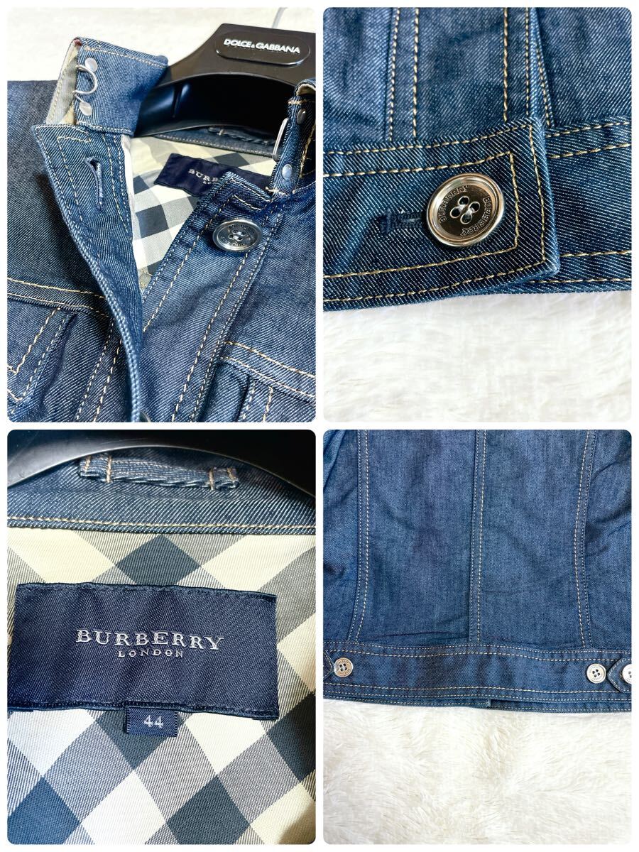 極美品 大きいサイズ BURBERRY タグ付き Gジャン デニム 極美品 大きいサイズ BURBERRY タグ付き Gジャン デニム
