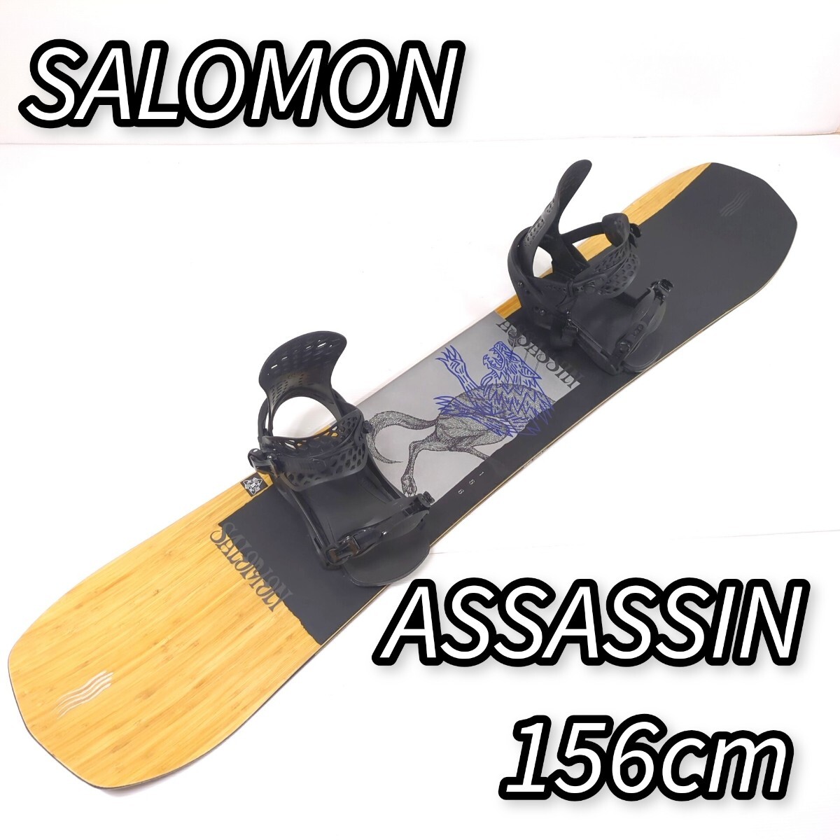 Salomon スノーボード 156cm Fluxバインディング