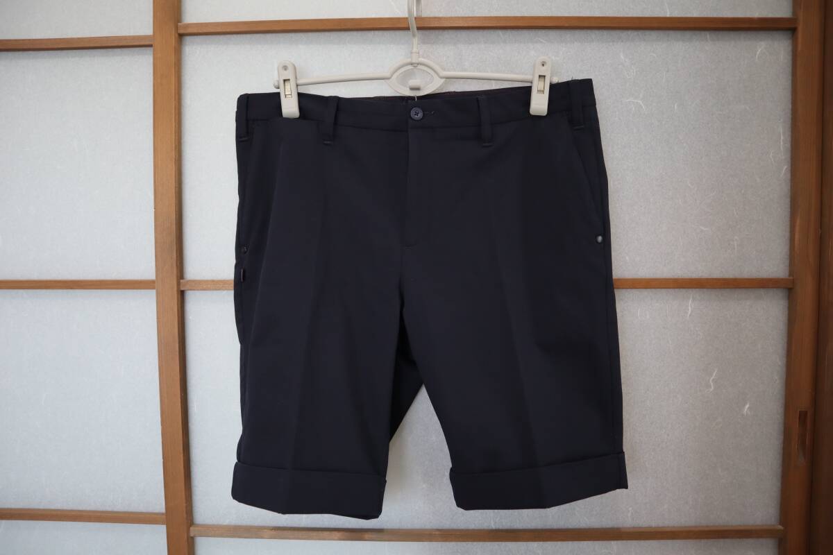 BRIEFING【１回使用・美品】ブリーフィング ハーフパンツ ネイビー ストレッチ メンズ XL ゴルフウェア 2024年に正規店購入品