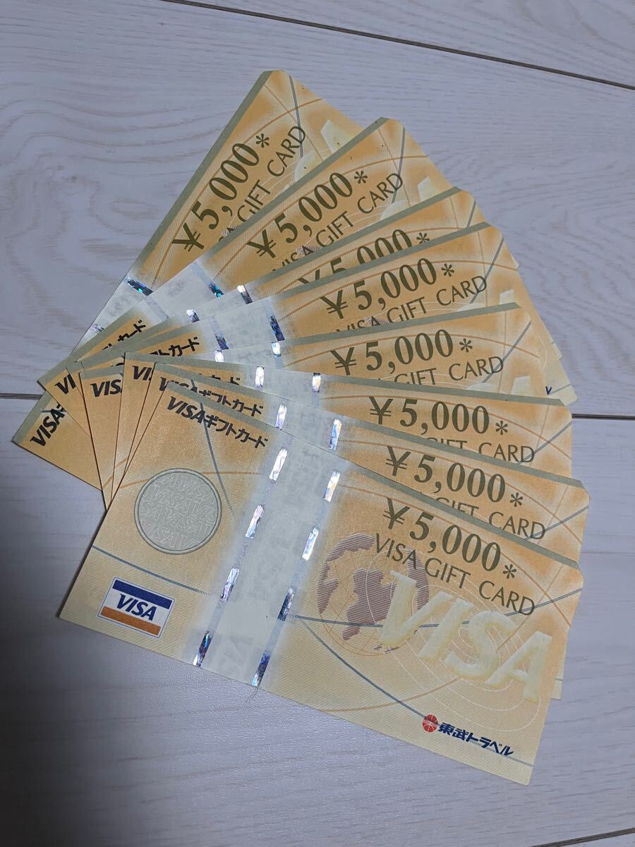 【1円〜】VISA ギフトカード　ギフト券　商品券　旅行券 4万円分