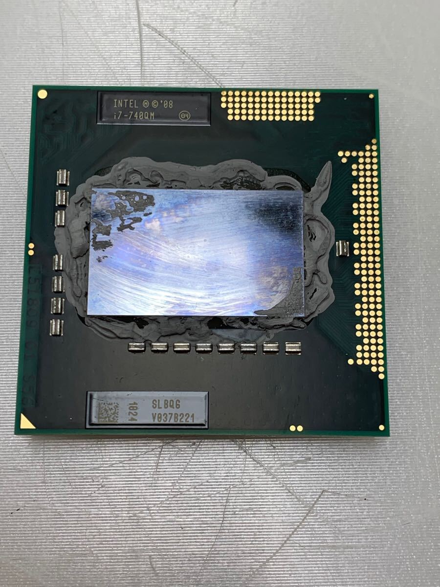 CC1-100705 CPU Intel Core i7-740QM 1.7GHz TB 2.9GHz SLBQG 中古動作品