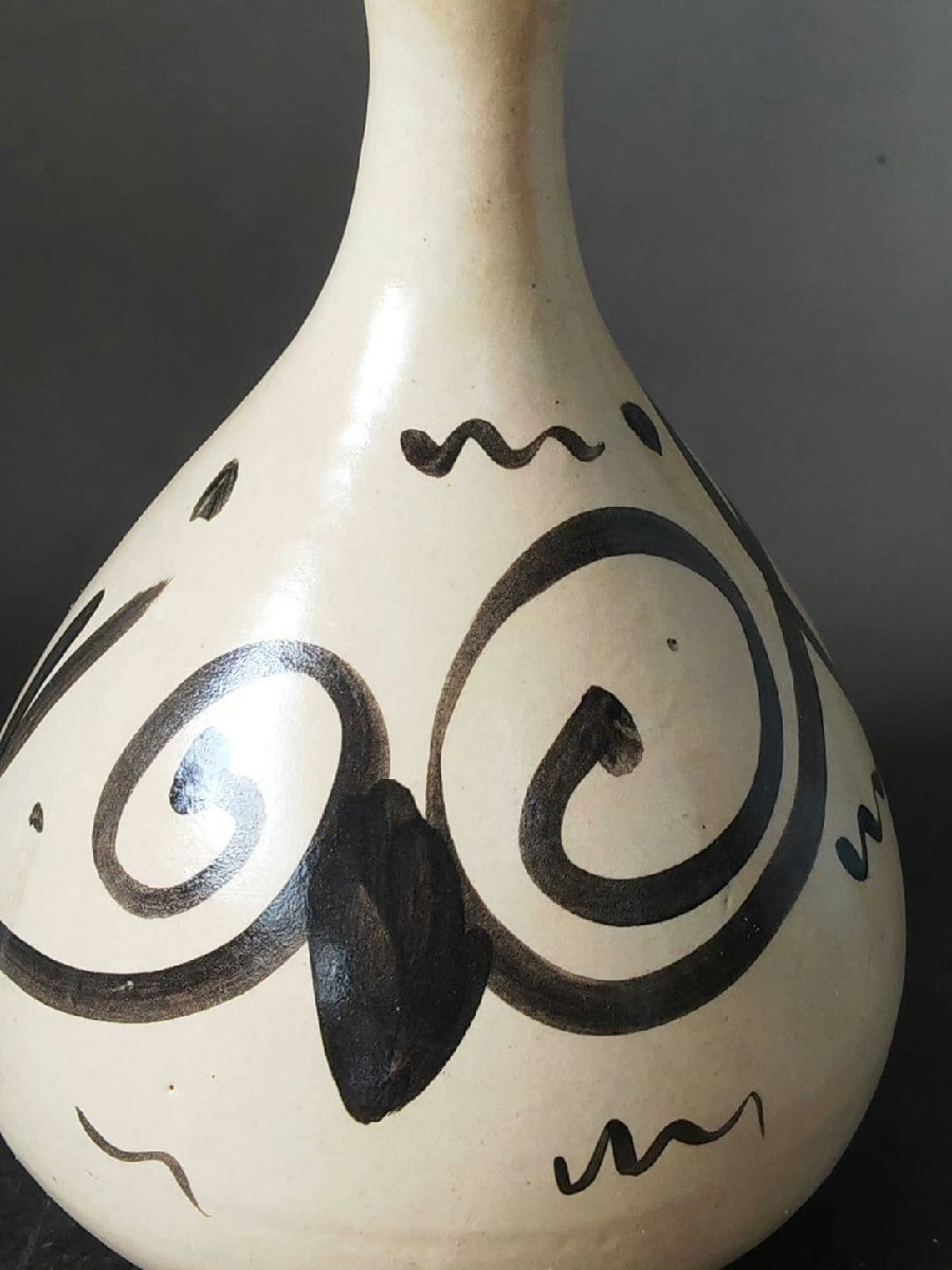 【美品】古朝鮮 花瓶 □観心・時代旧蔵□C989珍品旧蔵 朝鮮 高麗磁 朝鮮古