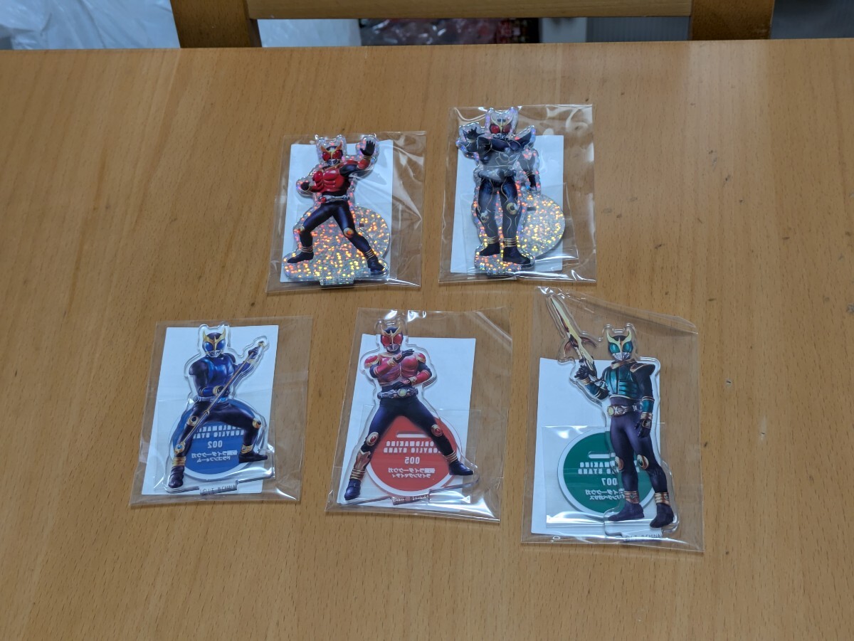アクスタ5種セット 仮面ライダークウガ WORLDMAKING ACRYLIC STAND ブースター01 ワールドメイキング アクリルスタンド アルティメット