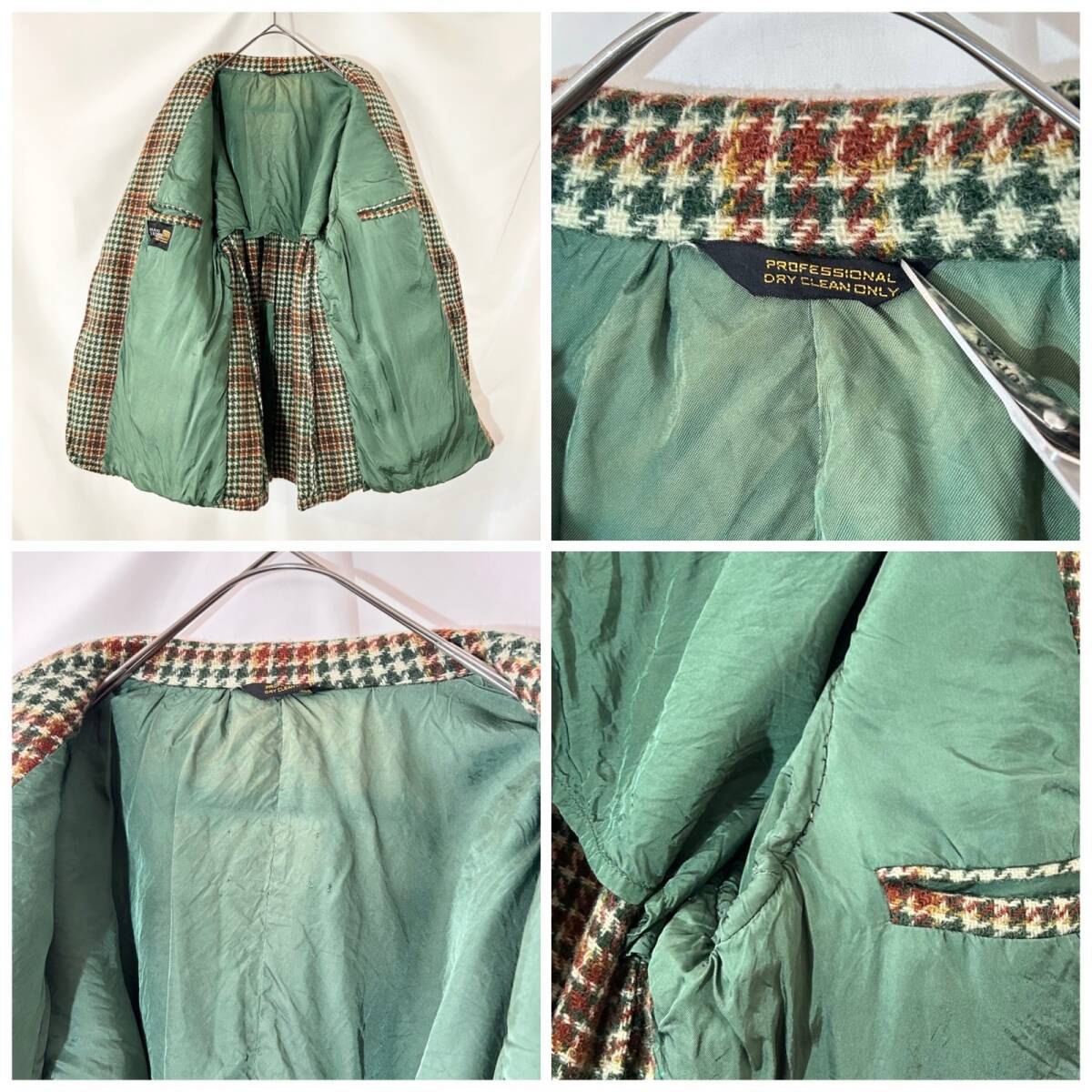 PENDLETON 70s USA製 オンブレ チェック ウールジャケット M PENDLETON 70s USA製 オンブレ チェック ウールジャケット M