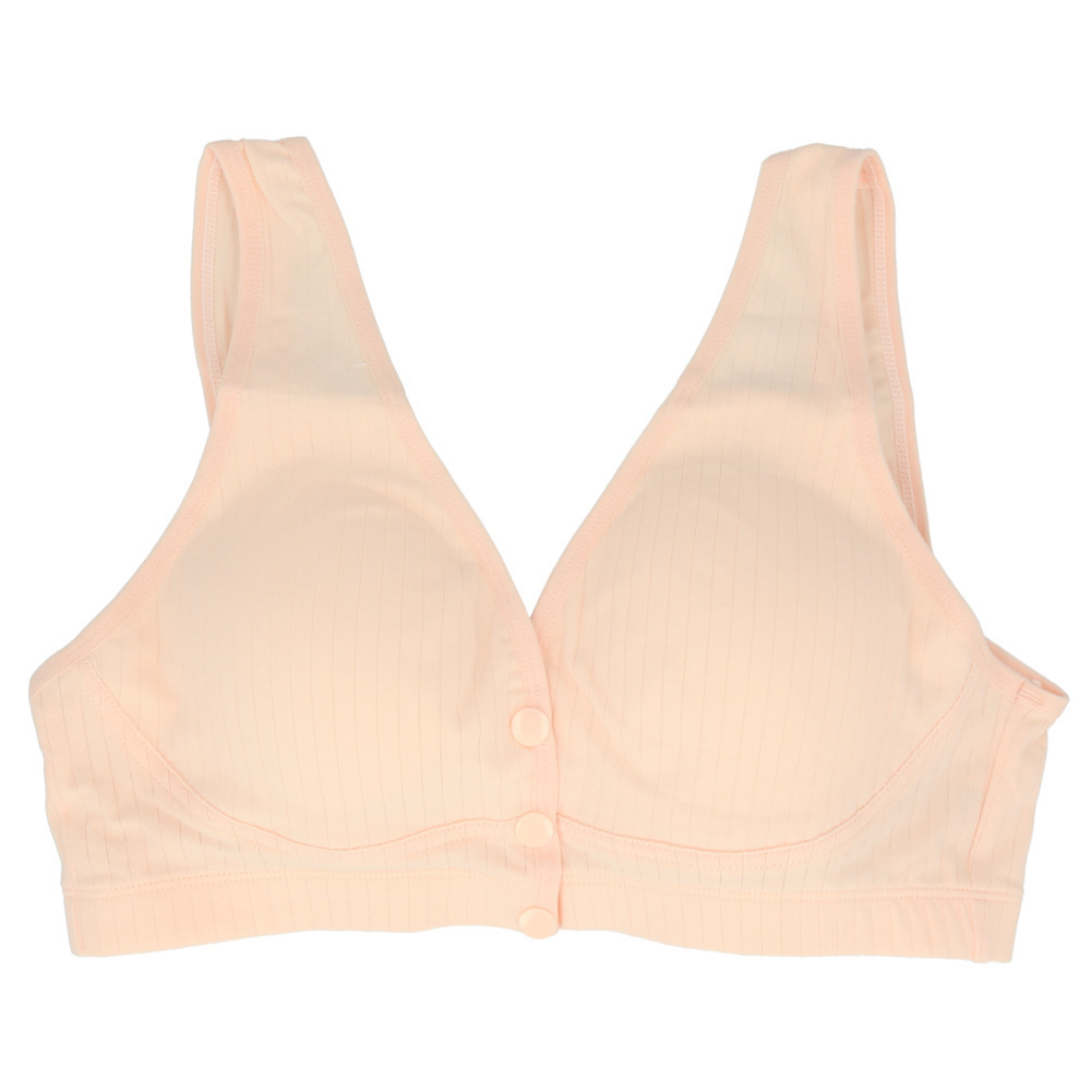 ☆ ベージュ ☆ XLサイズ 授乳ブラ 2枚セット 通販 大きいサイズ 前開き セット コットン ノンワイヤー 授乳ブラジャー マタニティ ブラ