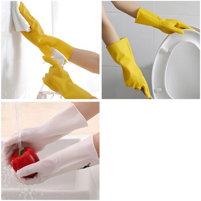 * white * S * rubber gloves 3 collection set ykpvcgs3 rubber gloves kitchen 3 collection set rubber gloves hand ... tableware wash crack difficult thick 3 set 