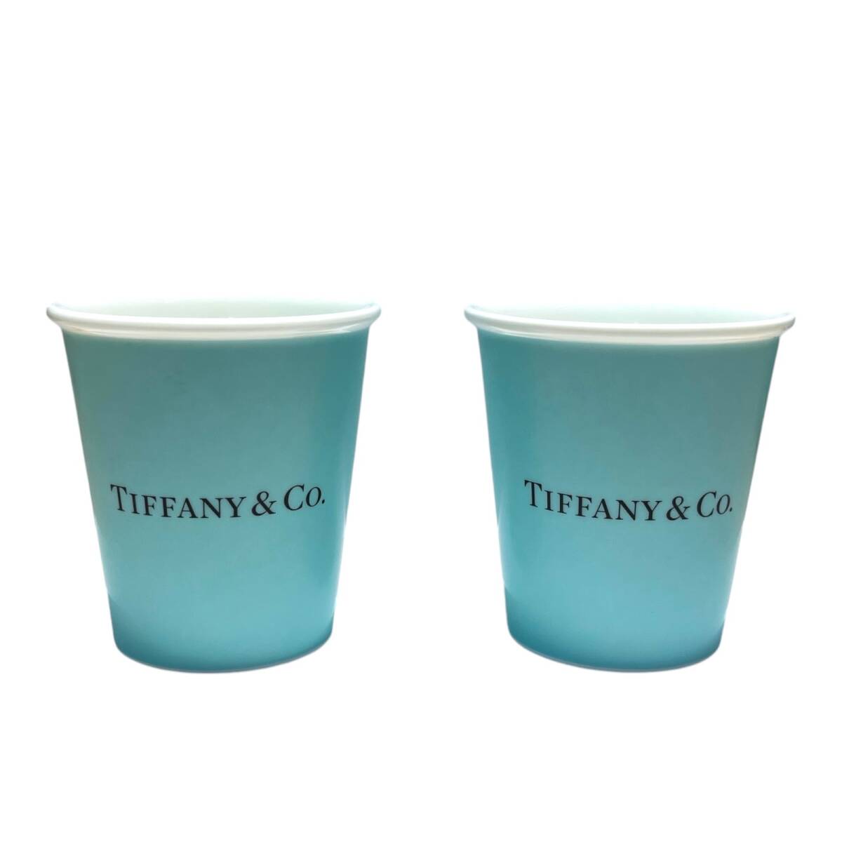TIFFANY&Co. (ティファニー) ペアタンブラー グラス 2点セット TIFFANY&Co. (ティファニー) ペアタンブラー グラス 2点セット