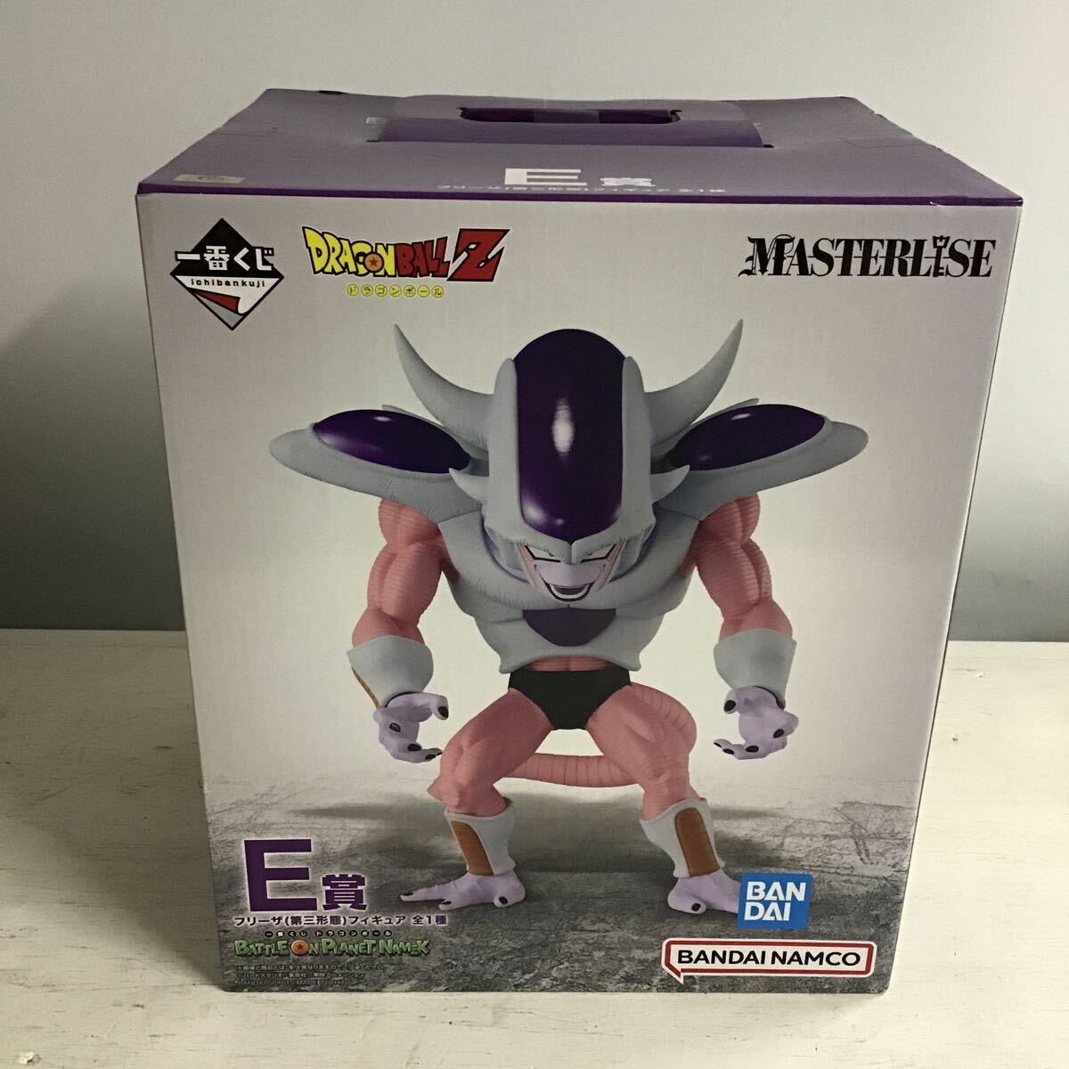 43【未開封】 一番くじ ドラゴンボール BATTLE ON PLANET NAMEK マスターライズ E賞 フリーザ 第三形態フィギュア（100）