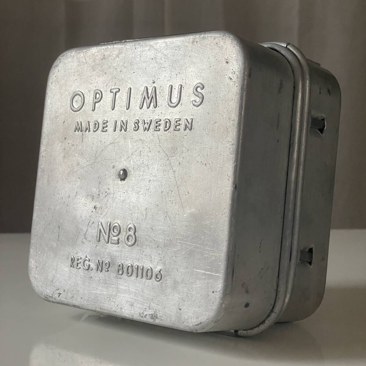 超希少】OPTIMUS オプティマス No 8 アルミケース ストーブ 箱 超希少】OPTIMUS オプティマス No 8 アルミケース ストーブ 箱