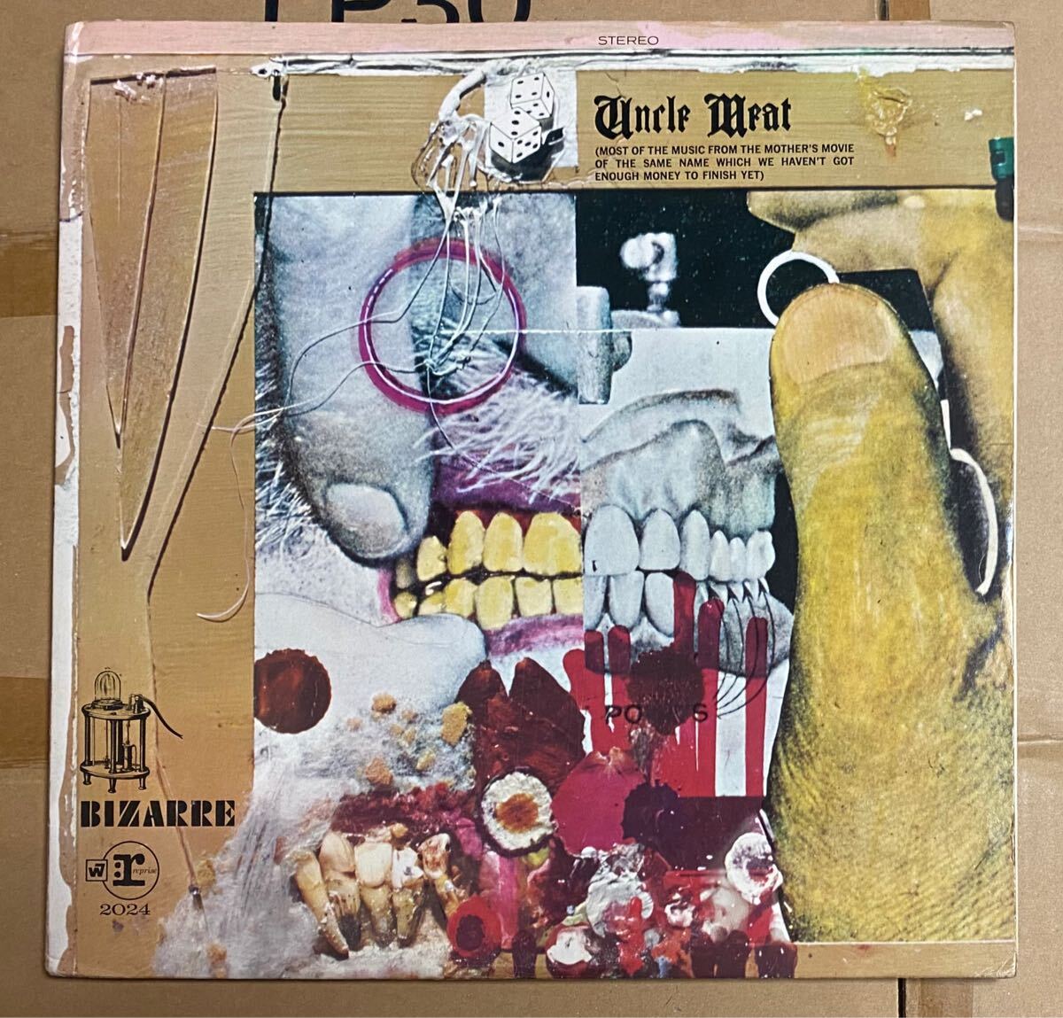 Frank Zappa,Mothers of Invention/Uncle Meat 2LP#US запись синий labe чай labe смешивание specification 
