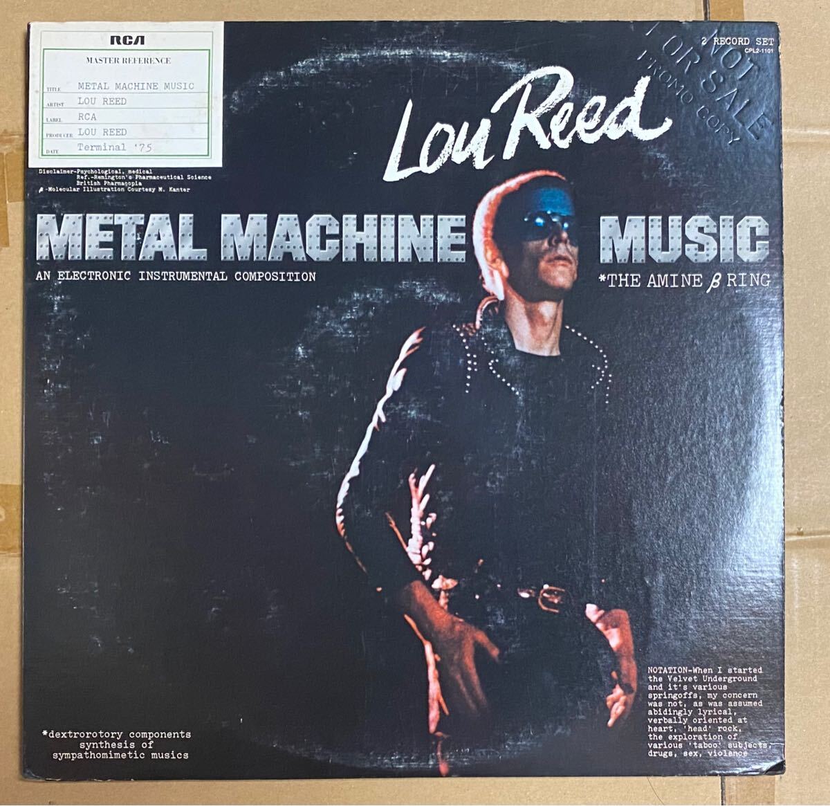 Lou Reed / Metal Machine Music 2LP■US Promo盤 Velvet Underground