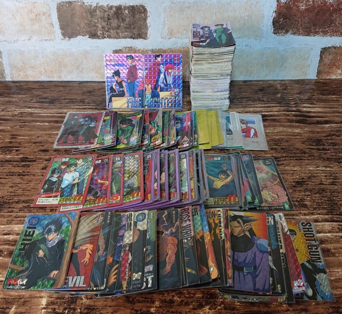 良美品多数 幽遊白書 カードダス 本弾 カード 大量 391枚 まとめ売り メモリアル弾 スーパーバトル キラ ノーマル 冨樫義博