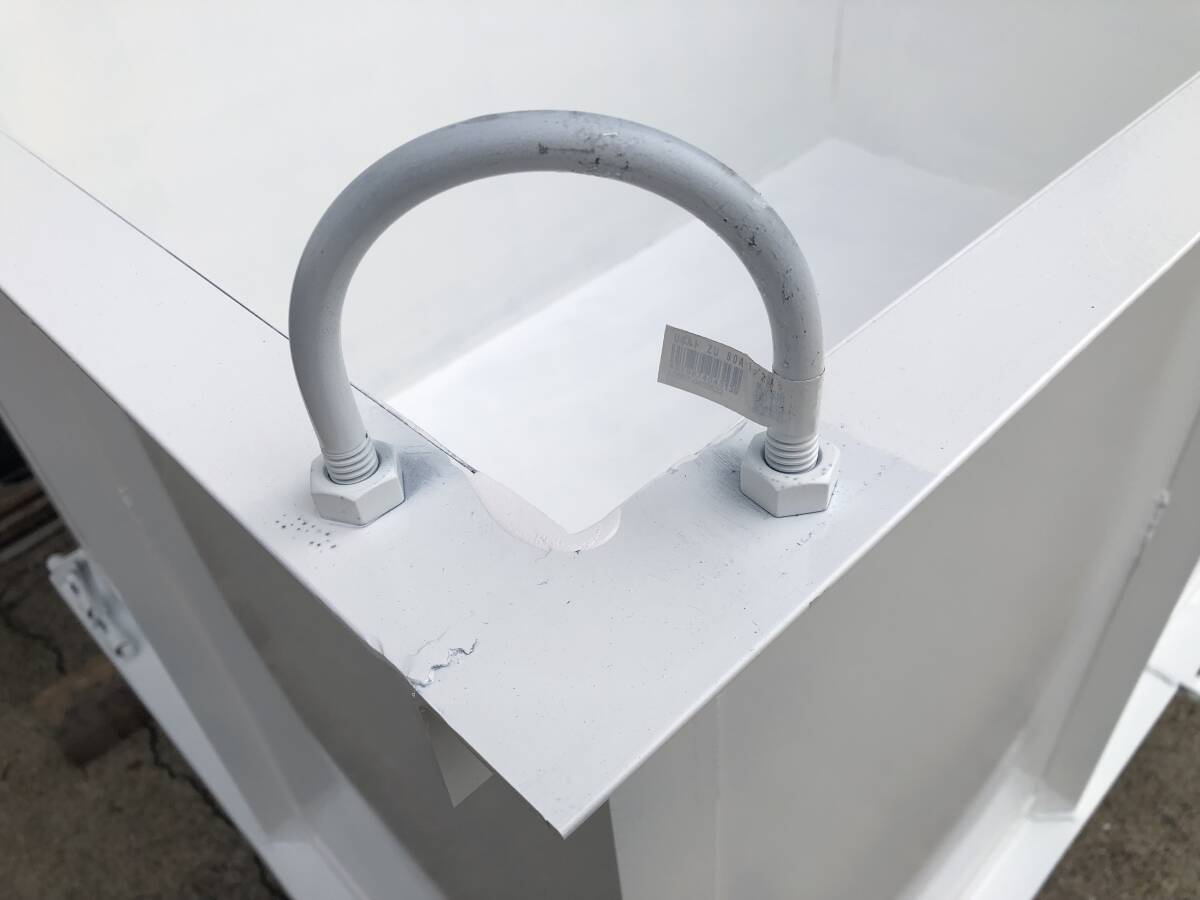 01【底開き式コンテナ】鉄箱 バッカン 2.0立方メートル○L1830 01【底開き式コンテナ】鉄箱 バッカン 2.0立方メートル○L1830