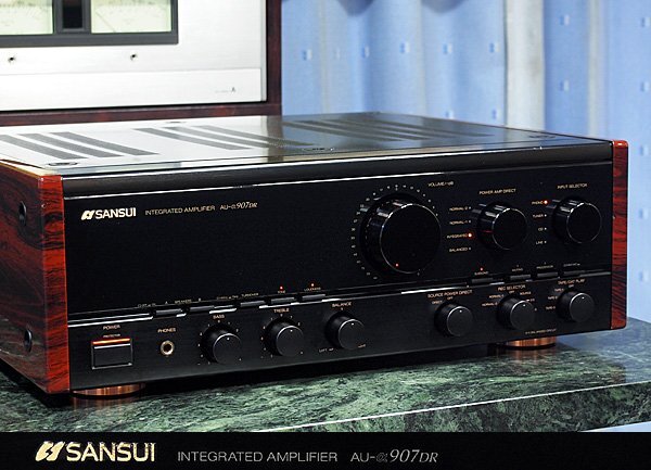 SANSUI AU-907DRインテグレーテッドアンプ 美品 動作良好 Yahoo!オークション - SANSUI AU-α907DR サンスイの技術と物量が