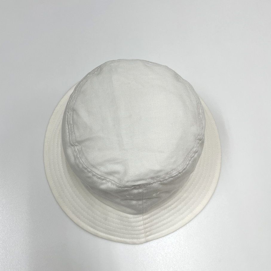 Dickies ホワイト バケットハット アウトドア キャンプ ゴルフ スポーツ 帽子 バイク レトロ ロゴワッペングレー生地コットン ディッキーズ_画像8