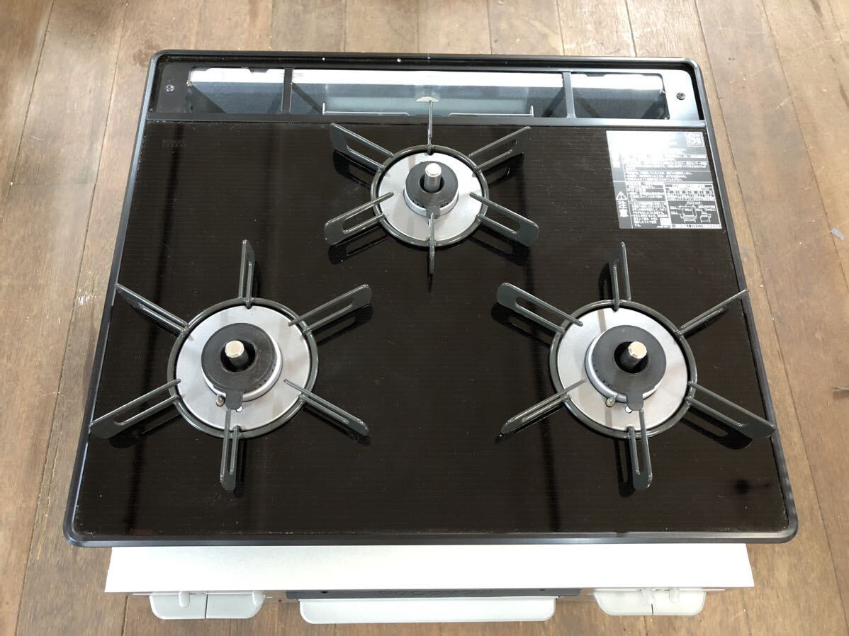 (C) Rinnai RB31M5USW リンナイ 都市ガス ガスコンロ 3口 ビルトインコンロ グリル付き 未使用 現状品