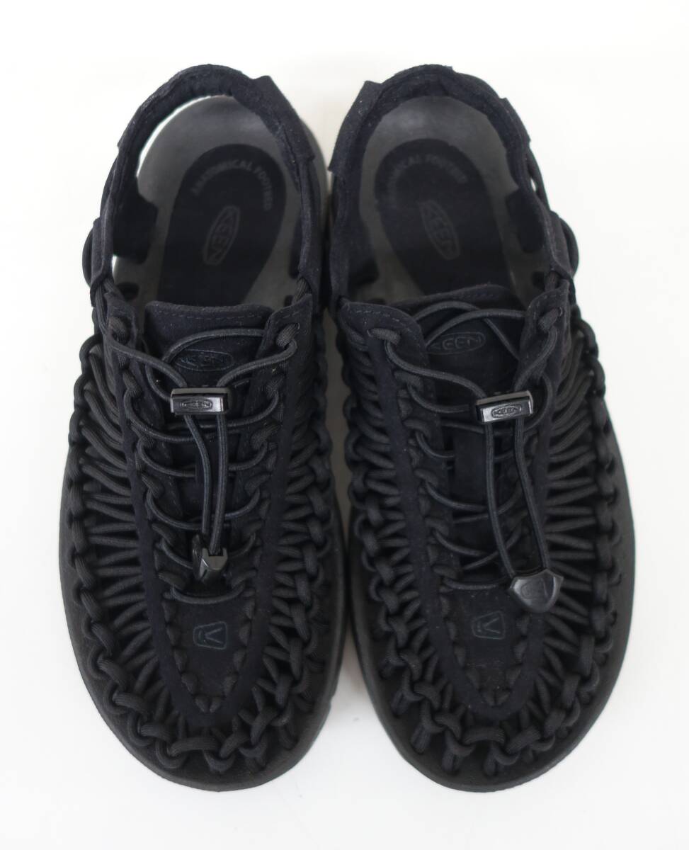 定番人気商品　 ＊KEEN FOOT WEAR キーン ＊WOMENS UNEEK ウィメンズ　ユニーク　 オープンエアスニーカー ＊COL BLACK 黒 US7 / JP 24cm