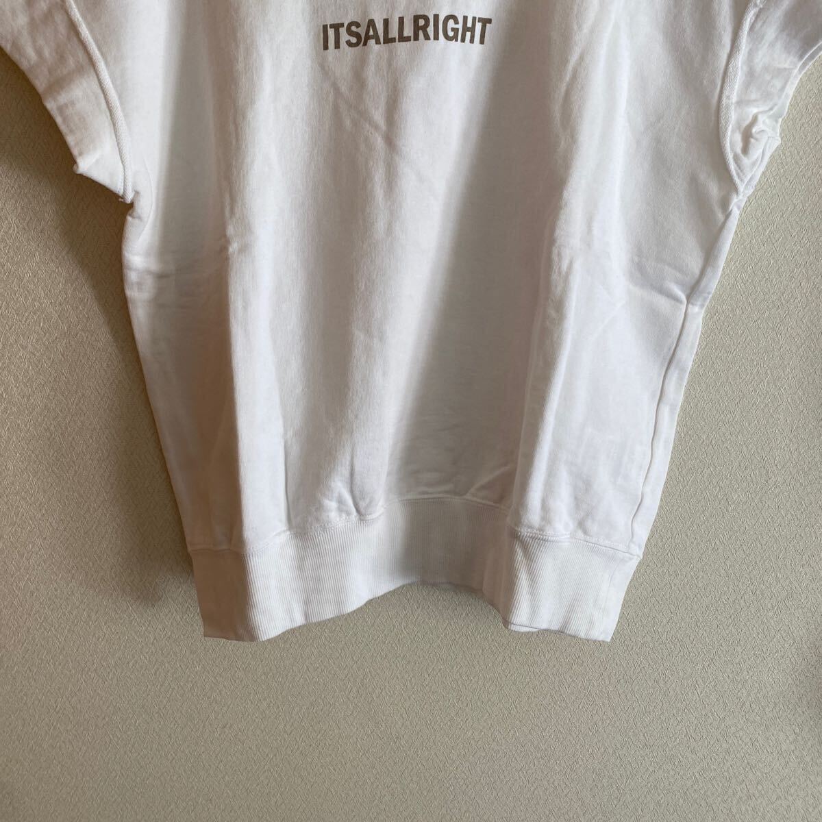  новый товар каркас tops cut and sewn тянуть over тренировочный короткий рукав футболка Logo белый женский 