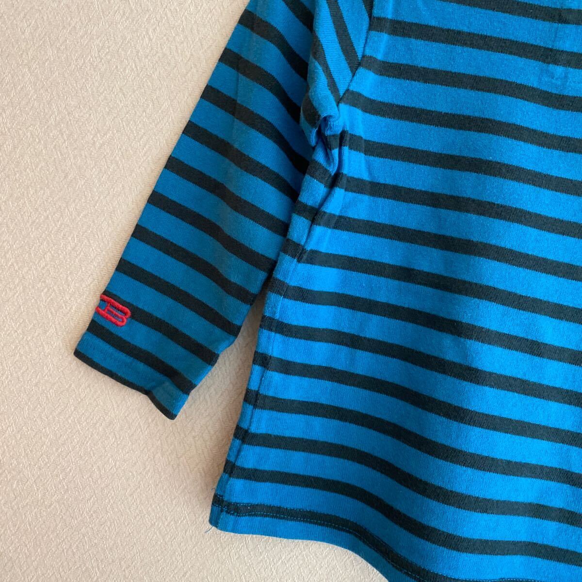 マーキーズで購入　トップス　95 長袖　Tシャツ　カットソー　ボーダー　ロンT 90 100 ブルー　子供服　男の子　女の子