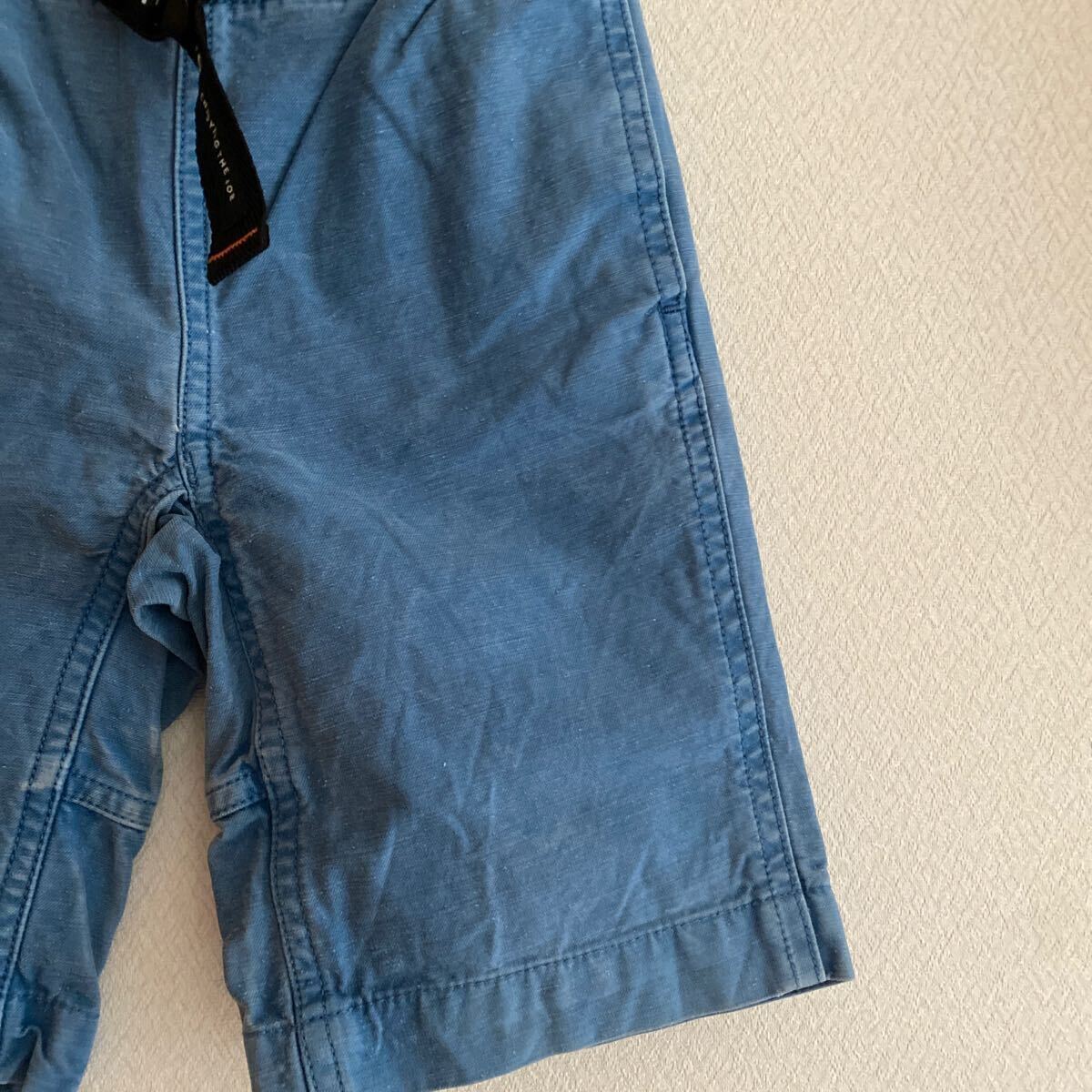 fisfith брюки 110 низ брюки шорты шорты голубой ребенок одежда мужчина Kids 100 Denim and Dungaree 