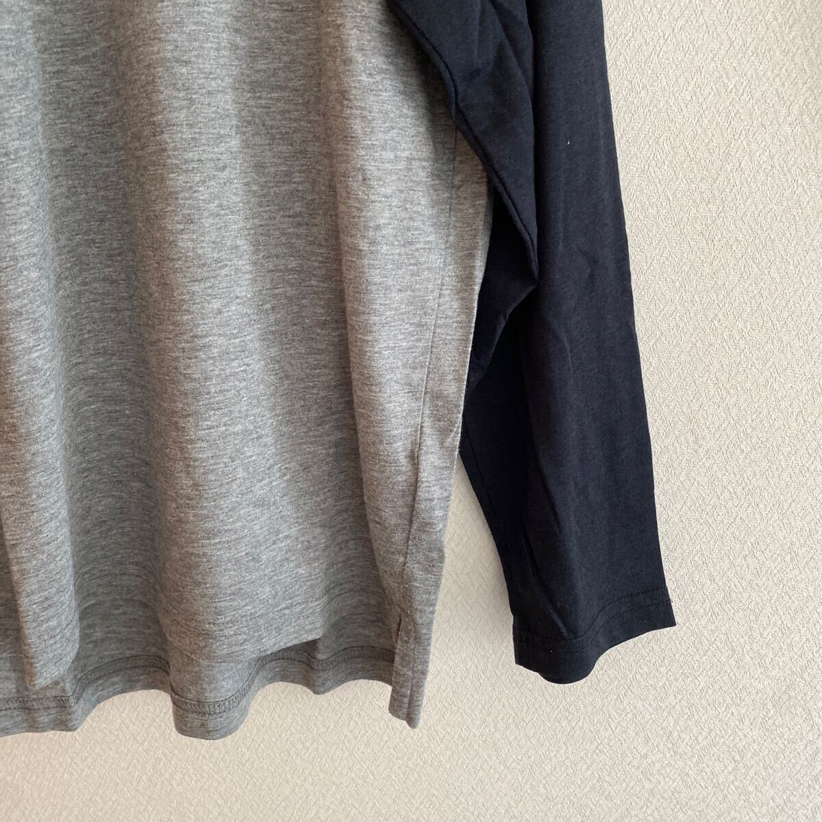 プーマ　PUMA ロンT 長袖Tシャツ　ブラック　グレー　150 ジュニア　キッズ　男の子