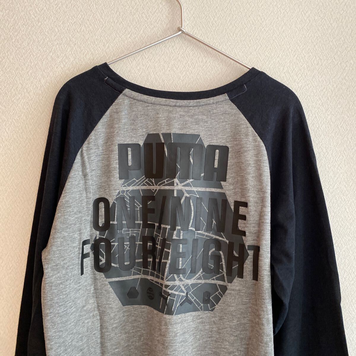プーマ　PUMA ロンT 長袖Tシャツ　ブラック　グレー　150 ジュニア　キッズ　男の子