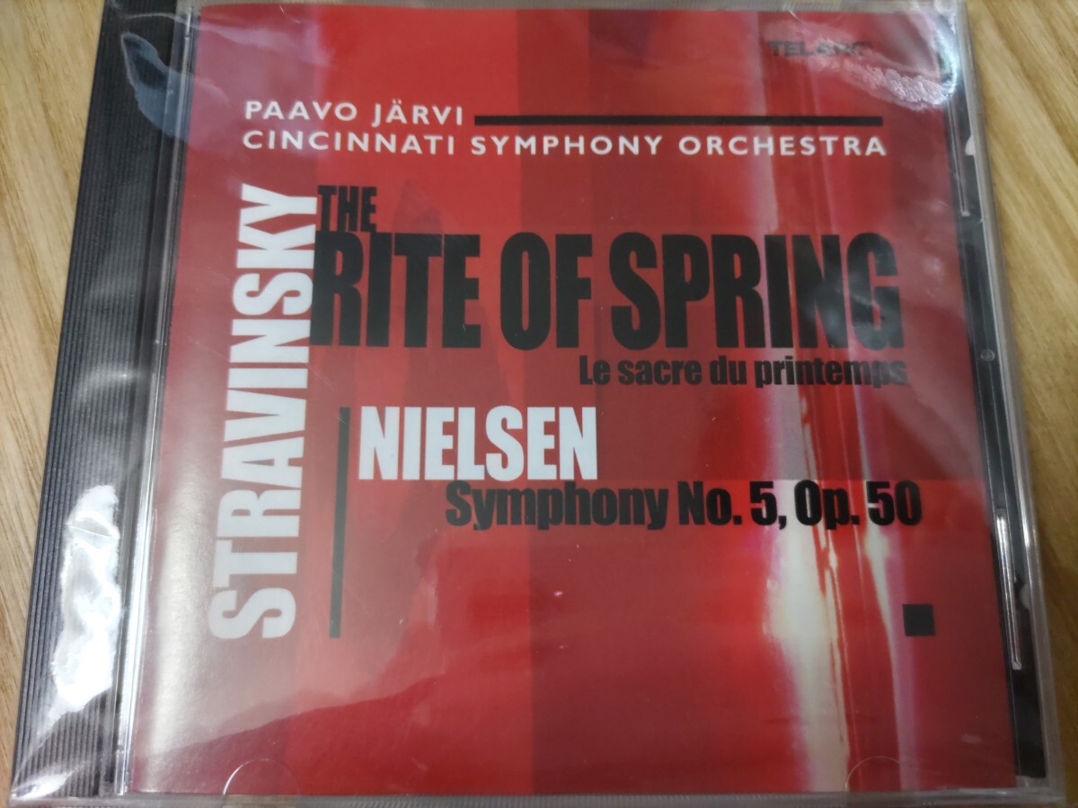 中古国内CD（帯付き） ストラヴィンスキー：バレエ《春の祭典》 ニールセン：交響曲 第5番 パーヴォ・ヤルヴィ/シンシナティ交響楽団