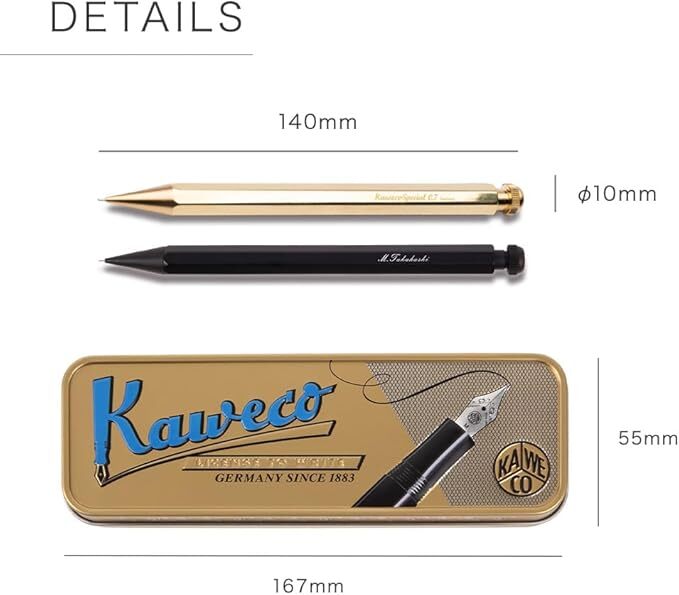 Kaweco カヴェコ シャープペンシル スペシャル ブラス PS-05BR 0 Kaweco カヴェコ シャープペンシル スペシャル ブラス PS-05BR 0