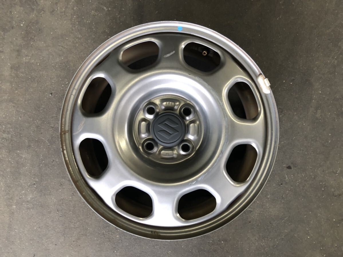 ハスラー MR31S MR41S ホイール 15インチ 1本　スチール　鉄　グレー　フレアクロスオーバー　A スズキ　マツダ　純正　傷等あり