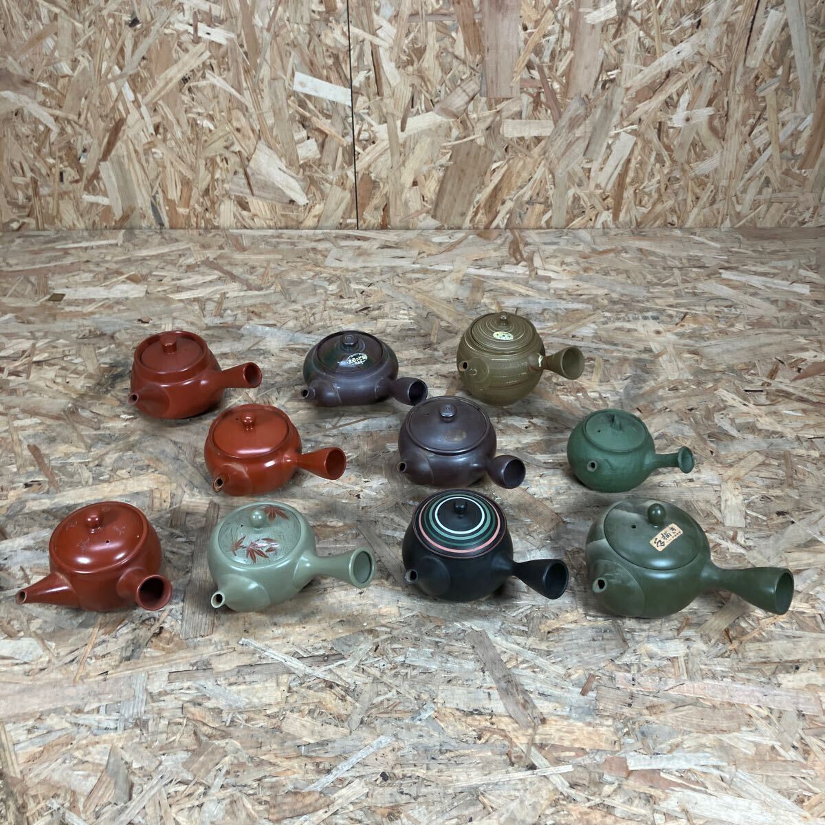 ok/1円〜/横手急須/茶器まとめ/常滑焼/とこなめ焼/萬古焼/在銘/北龍/一休/陶聖/松風/高資/煎茶道具 /レトロ/中古/ジャンク