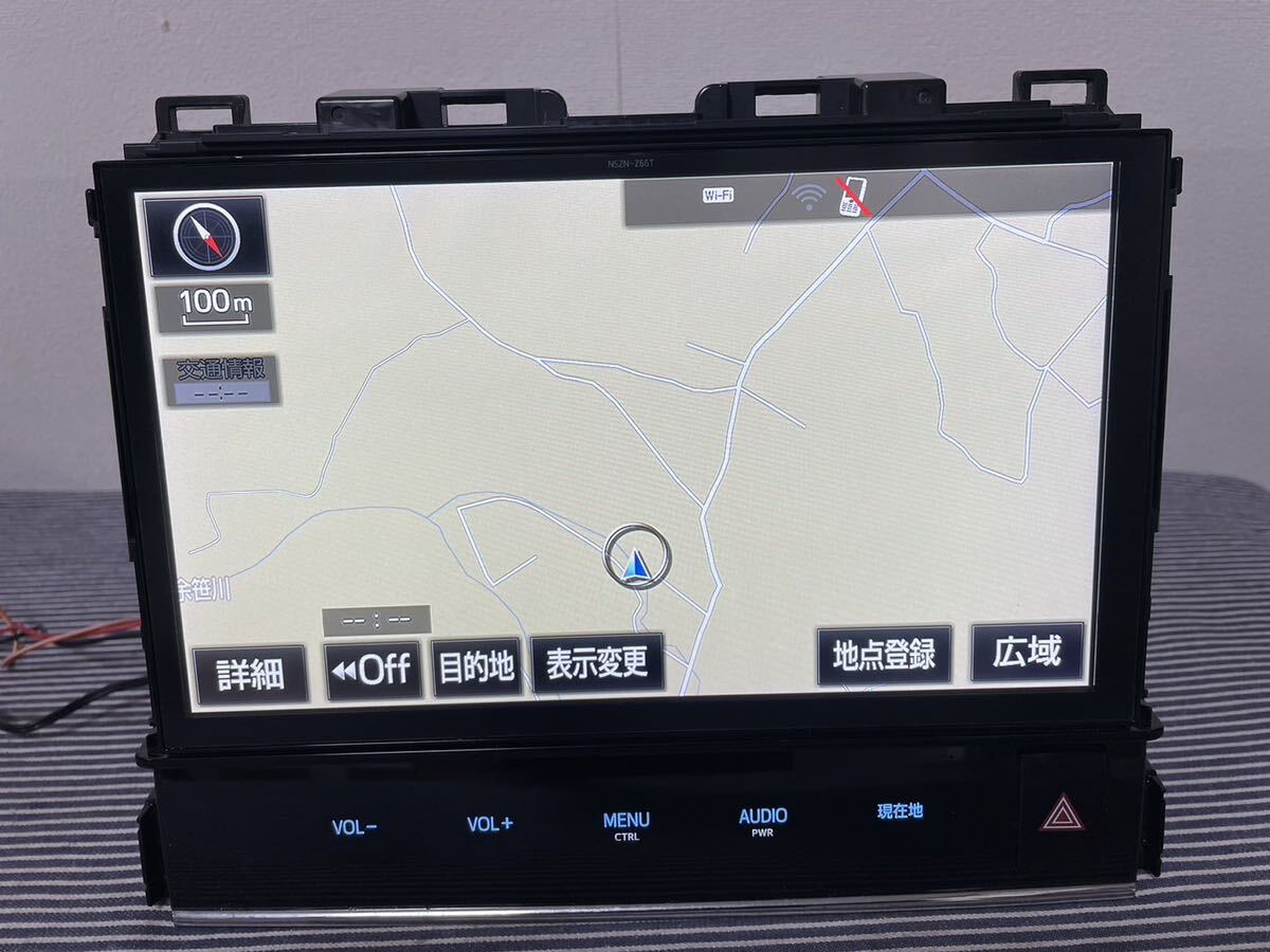 [中古品]NSZN-Z66T カーナビ TOYOTA　地図データ未確認　動作確認済み