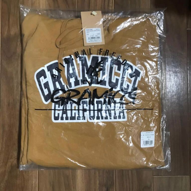 【GRAMICCI / グラミチ】LOGO HOODED SWEATSHIRT | ロゴフードスウェットシャツ XL_画像3