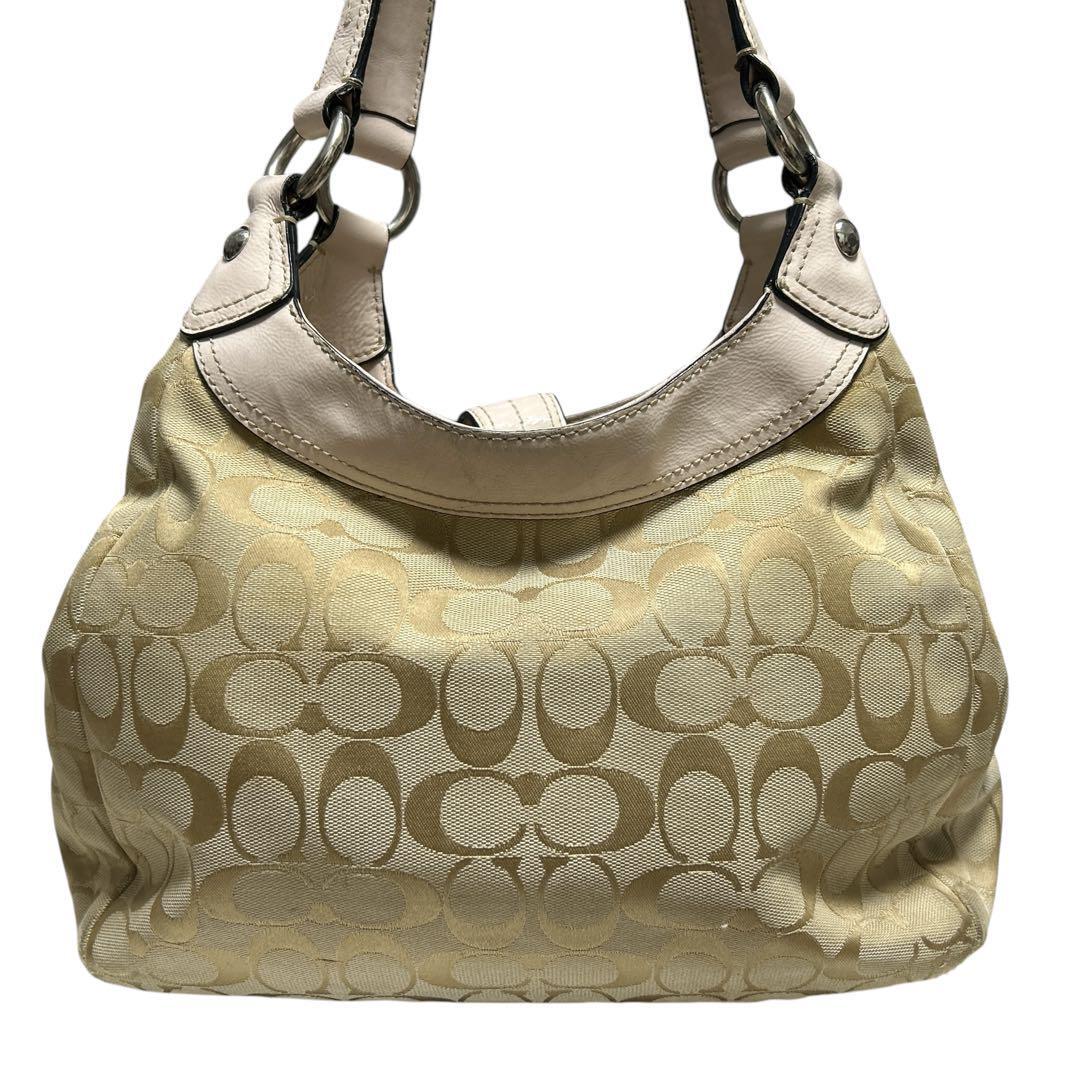 COACH コーチ ソーホーハンドバッグ ツイード 収納袋付き 良品 COACH ソーホー ホーボー ショルダーバッグ トートバッグ