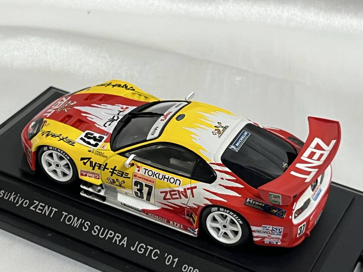 エブロ 1/43 Matsukiyo ZENT TOM'S スープラ JGTC 2001 山路慎一