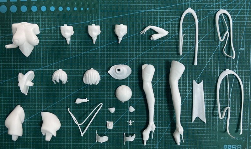 1/7 2P two pi- колено a автомат ta/ не крашеный не собран / resin комплект / галет ki гараж комплект 