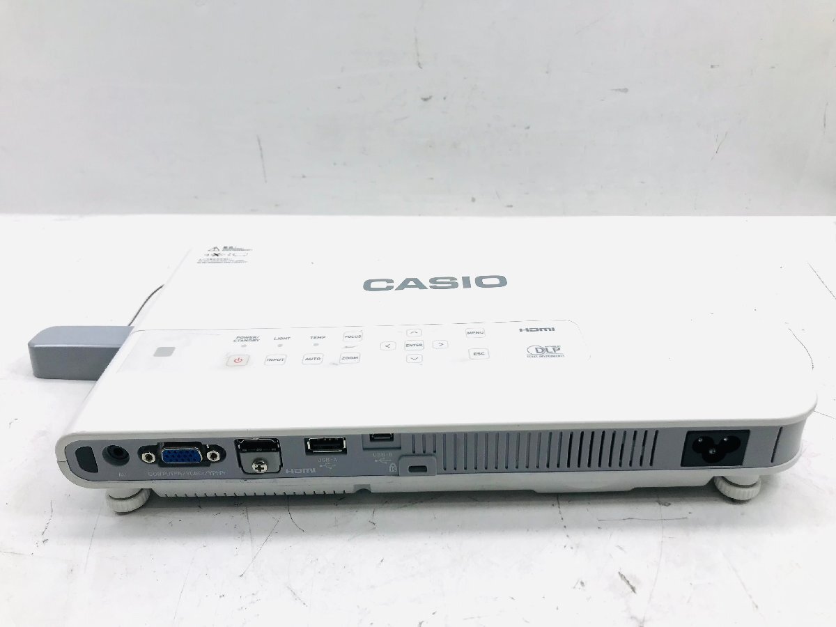 ★中古動作品　CASIO XJ-A257・小型プロジェクター［ランプ使用時間：1h］HDMI対応・