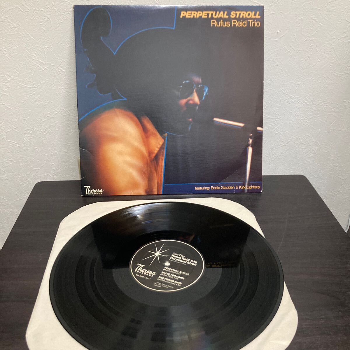 LP レコード　Rufus Reid Trio ルーファス・リード トリオ　Perpetual Stroll