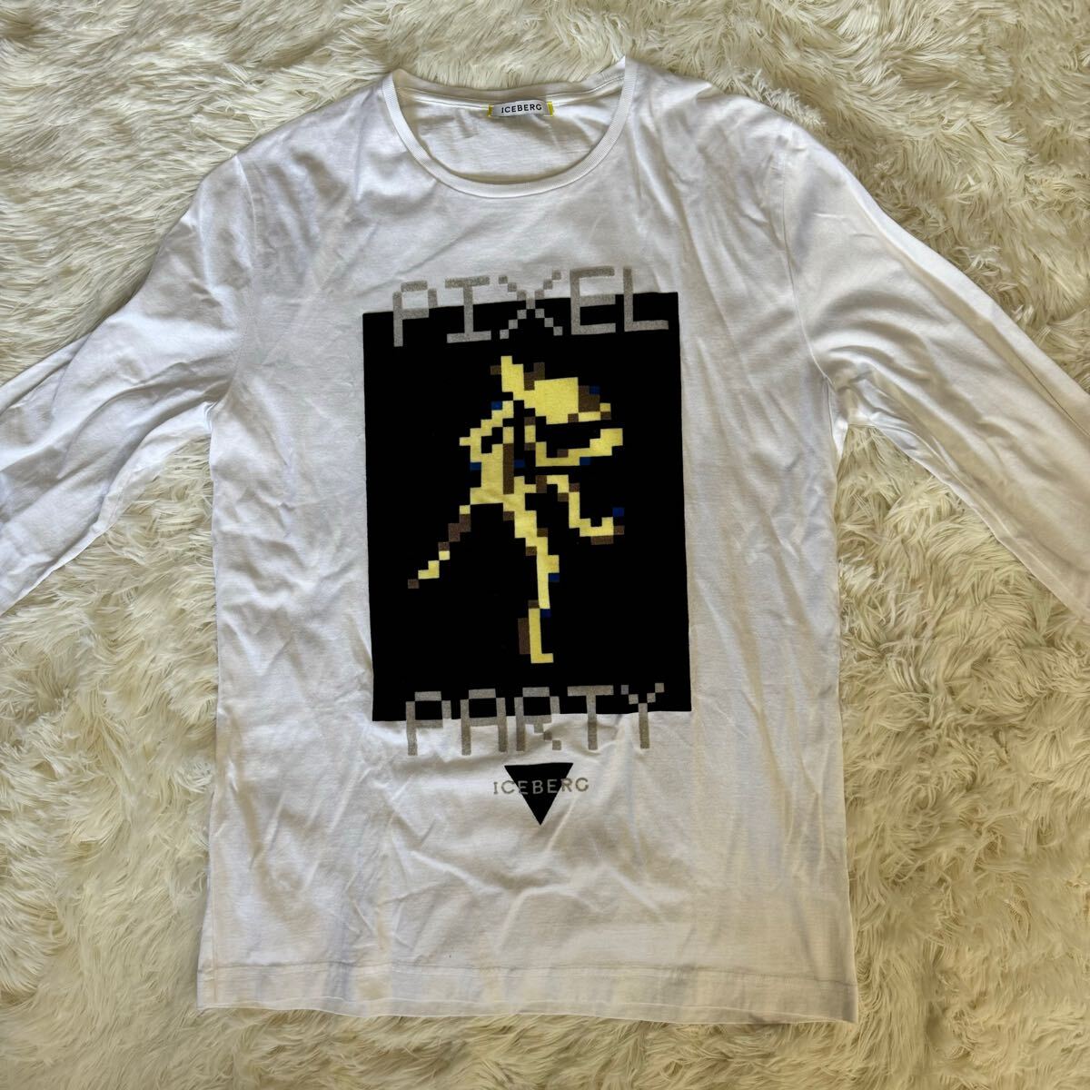 ICEBERG MEN T-SHIRT アイスバーグ メンズ ロングTシャ あ ICEBERG MEN T-SHIRT アイスバーグ メンズ ロングTシャ あ